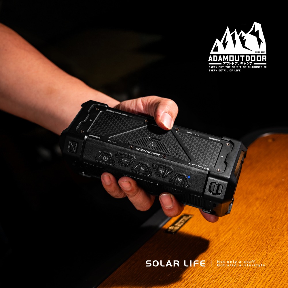 ADAMOUTDOOR 戶外藍芽音箱.藍牙喇叭 無線音響 喇叭音響 野外藍牙音箱 重低音喇叭-細節圖7