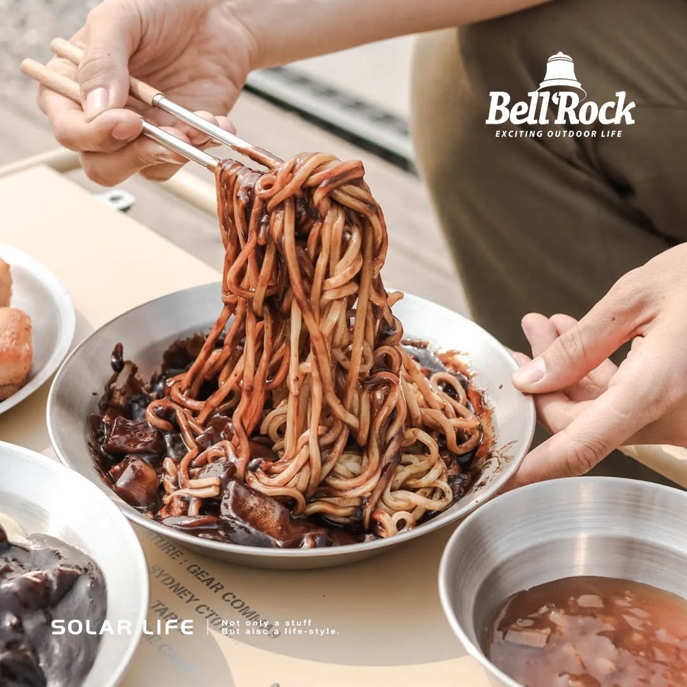 Bell Rock Color 9 套鍋組.韓國鍋具 9件露營套鍋 不鏽鋼鍋 湯鍋飯碗湯碗 附收納袋-細節圖9
