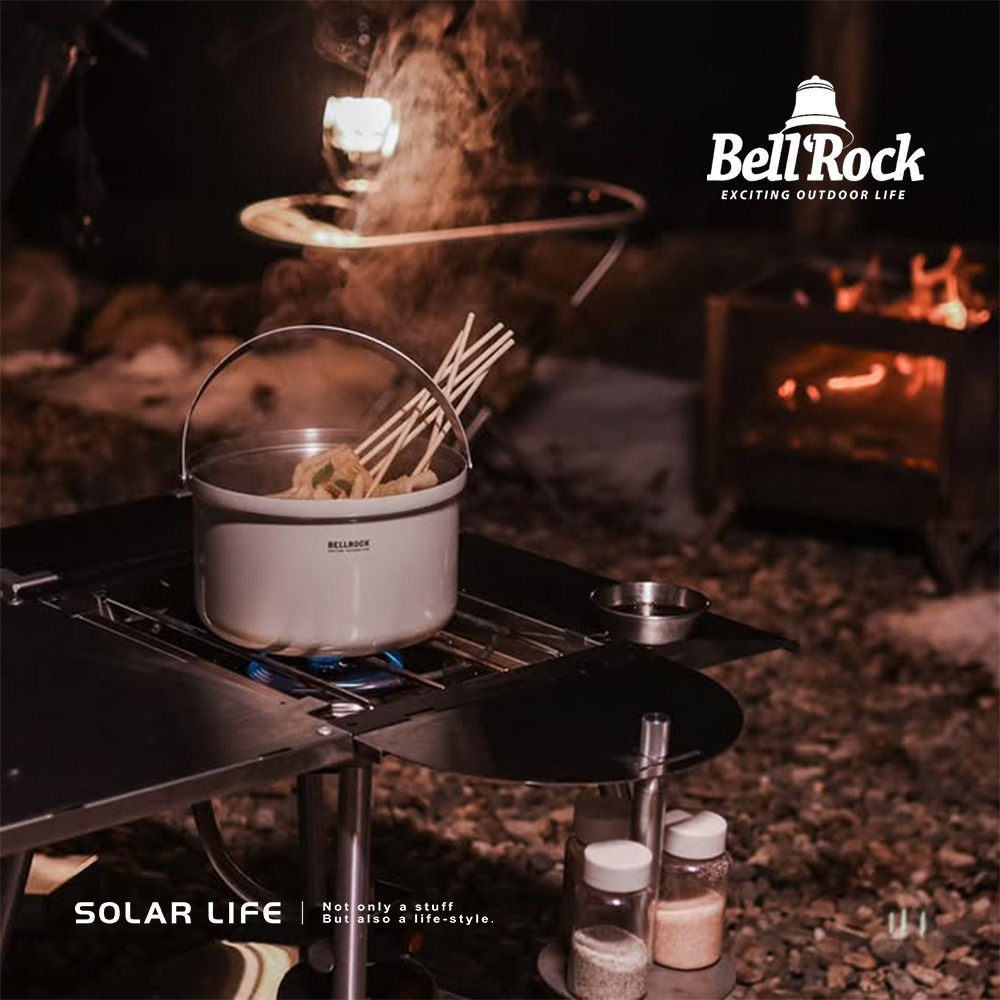 Bell Rock Color 9 套鍋組.韓國鍋具 9件露營套鍋 不鏽鋼鍋 湯鍋飯碗湯碗 附收納袋-細節圖10