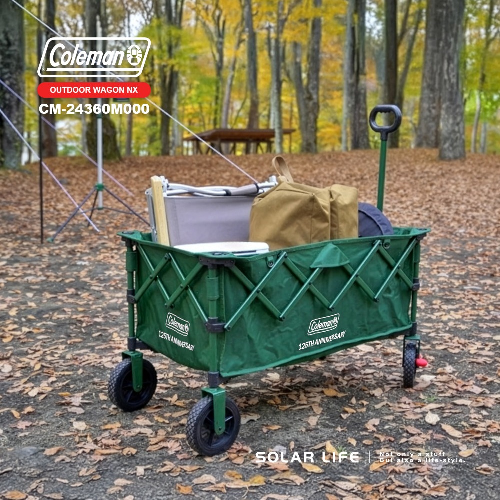 Coleman 125週年NX四輪拖車/ CM-24360.露營手推車 戶外四輪拖車 野餐寵物拖車 野營折疊拉車 收納裝-細節圖4