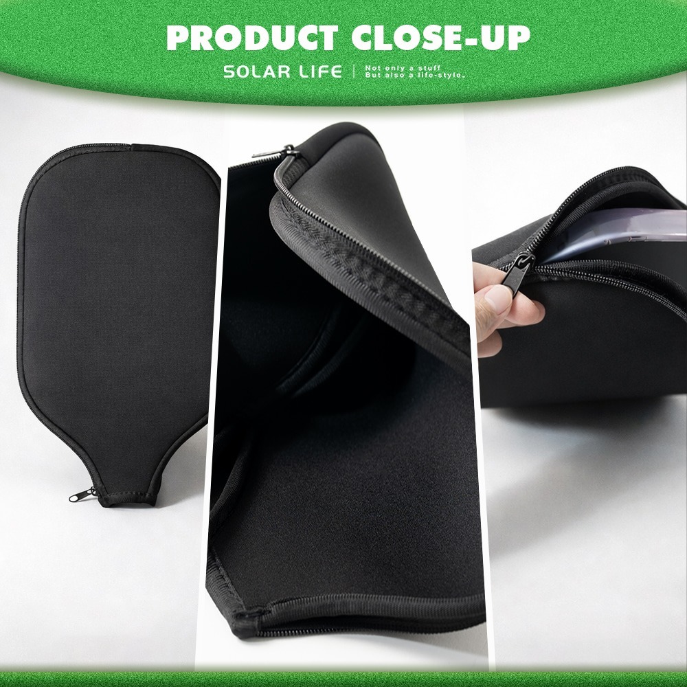 Solar Life 索樂生活 匹克球拍套.匹克拍套 匹克球拍保護套 拍保護套 潛水布拍套 Pickleball-細節圖6