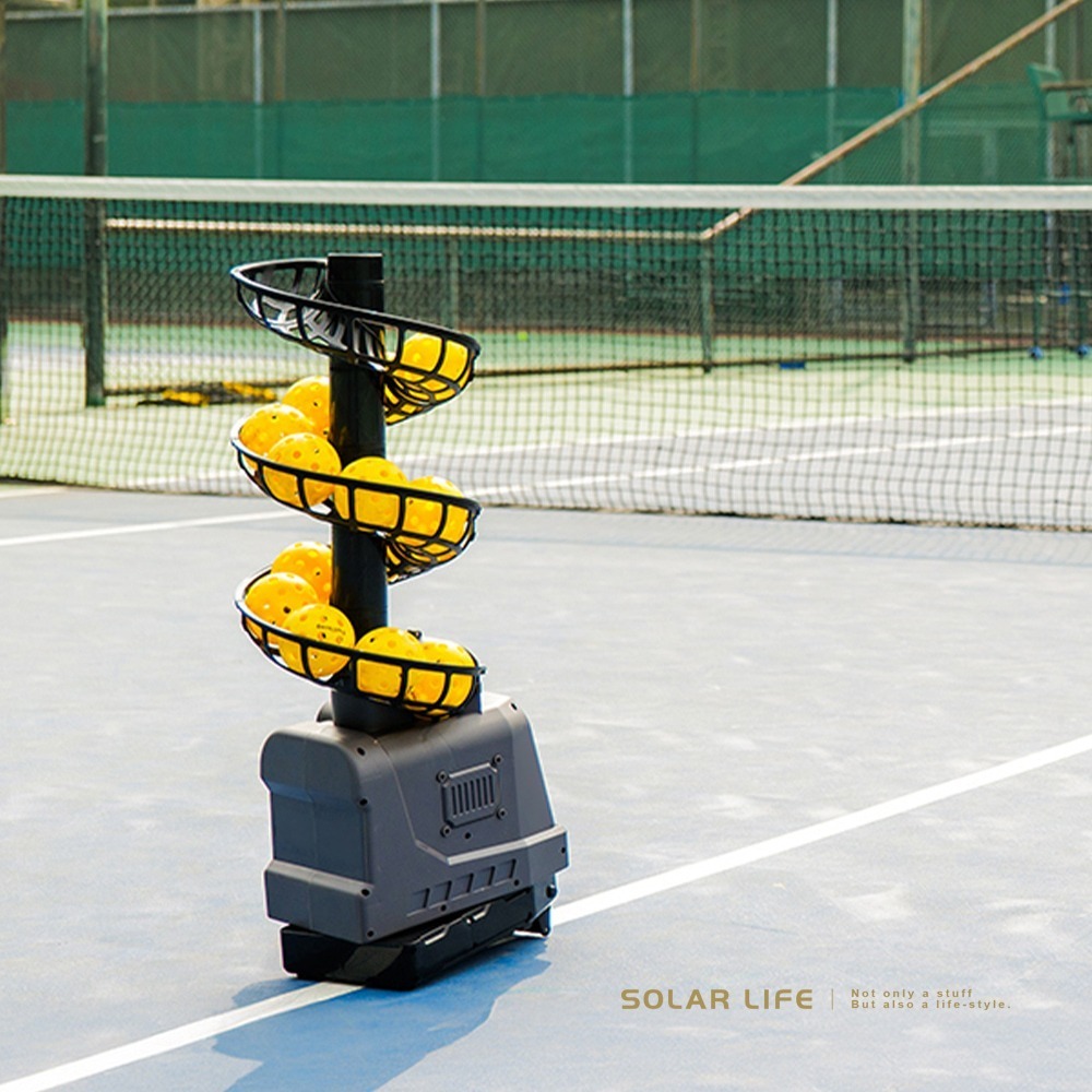 Solar Life 索樂生活 匹克球自動訓練發球機－基礎強化款/B型.訓練拋球機 餵球機 左右擺動 一人打球 截擊丁克-細節圖6