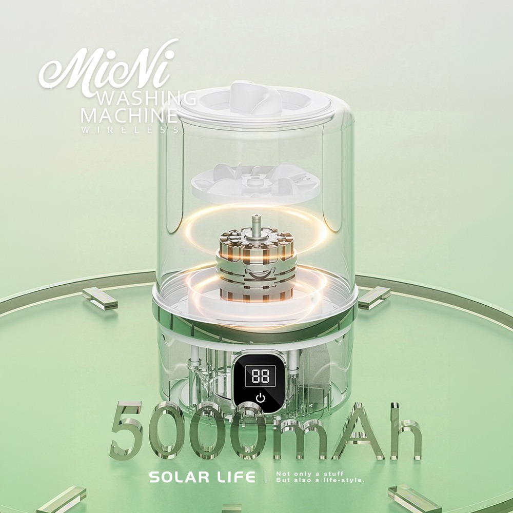 Solar Life 索樂生活 掌上無線迷你洗衣機.USB充電 小型洗衣機 內衣褲洗衣機 襪子寶寶衣物 旅行露營宿舍-細節圖4