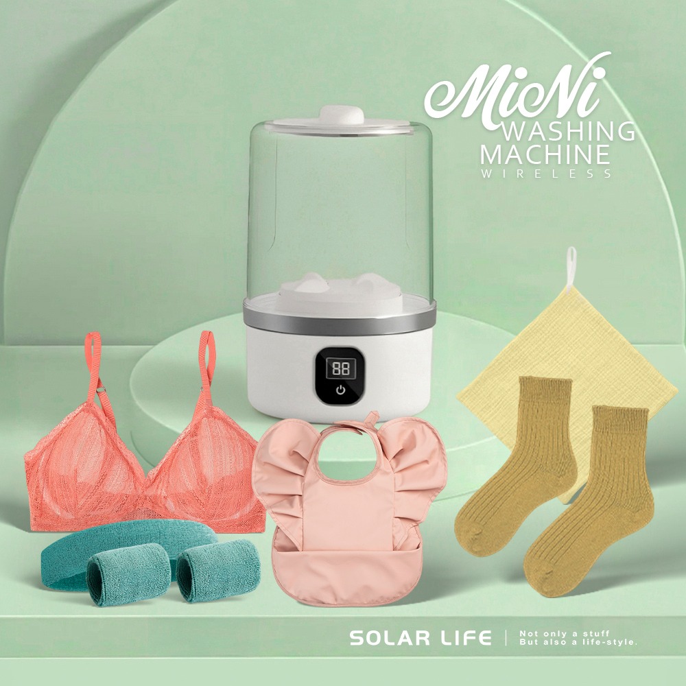 Solar Life 索樂生活 掌上無線迷你洗衣機.USB充電 小型洗衣機 內衣褲洗衣機 襪子寶寶衣物 旅行露營宿舍-細節圖5
