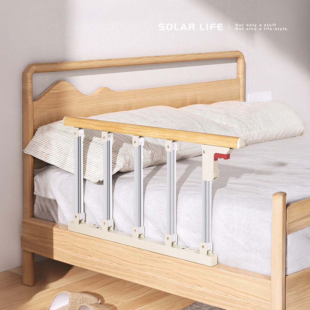 Solar Life 索樂生活 床邊護欄扶手.老人扶手架 防摔防跌 免打孔折疊護欄 安全居家欄桿 看護起床輔助-細節圖9