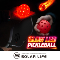 Solar Life 索樂生活 LED發光匹克球.Pickleball TPE匹克球 夜光泡菜球 室內室外運動 LED球