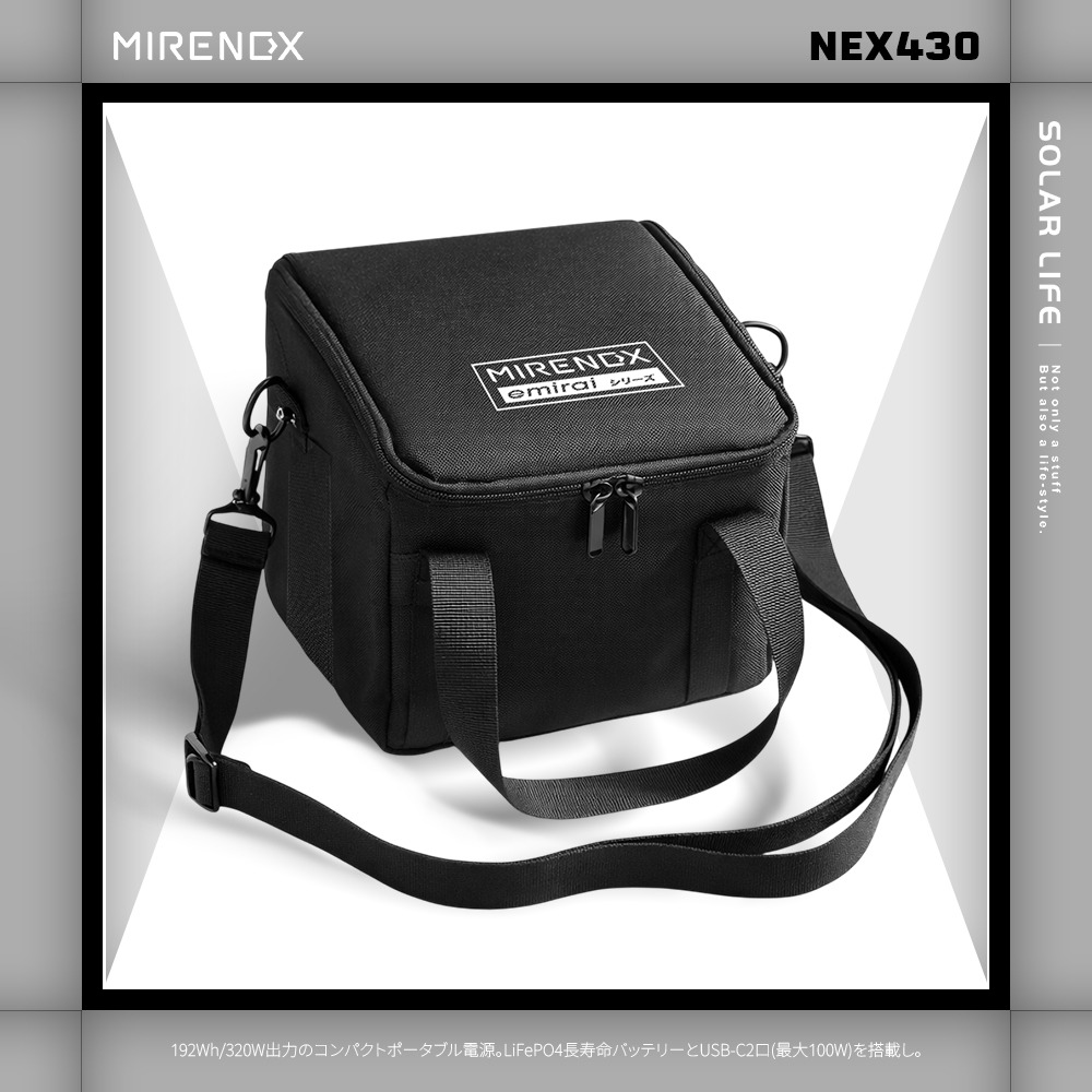 日本emirai MIRENEX 儲能小瓦力PRO 200W/192Wh/60000mAh NEX430.行動電源-細節圖11