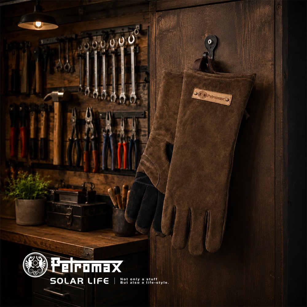 Petromax BBQ隔熱手套 XL.露營手套 防火皮手套 焚火手套 隔熱手套 耐高溫手套-細節圖6