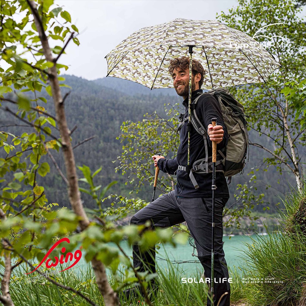 德國EuroSCHIRM  免持健行傘 大.登山雨傘 戶外健行傘 抗強風雨傘 免持雨傘 背包雨傘-細節圖4