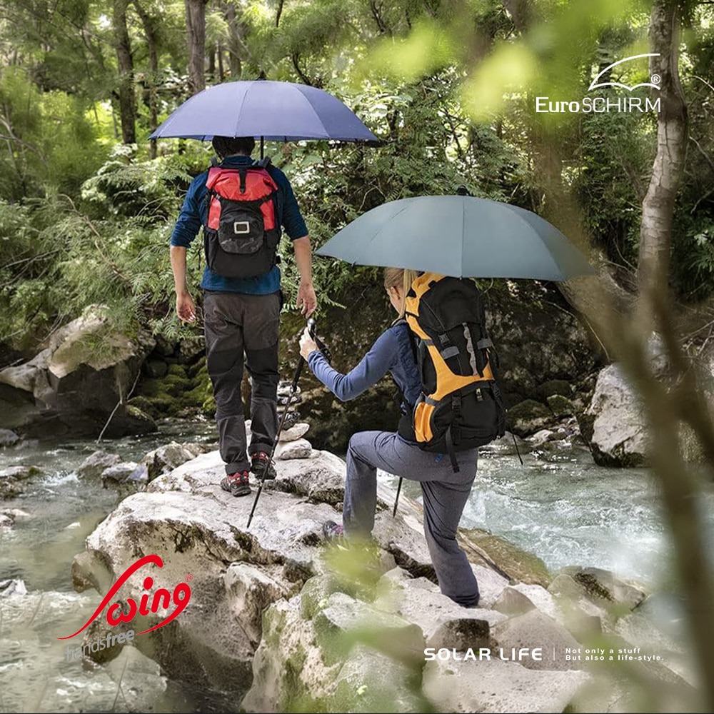 德國EuroSCHIRM  免持健行傘 大.登山雨傘 戶外健行傘 抗強風雨傘 免持雨傘 背包雨傘-細節圖5