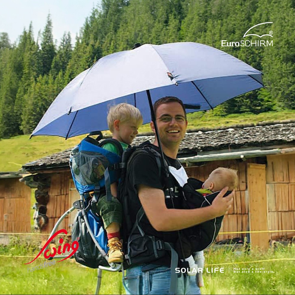 德國EuroSCHIRM  免持健行傘 大.登山雨傘 戶外健行傘 抗強風雨傘 免持雨傘 背包雨傘-細節圖6