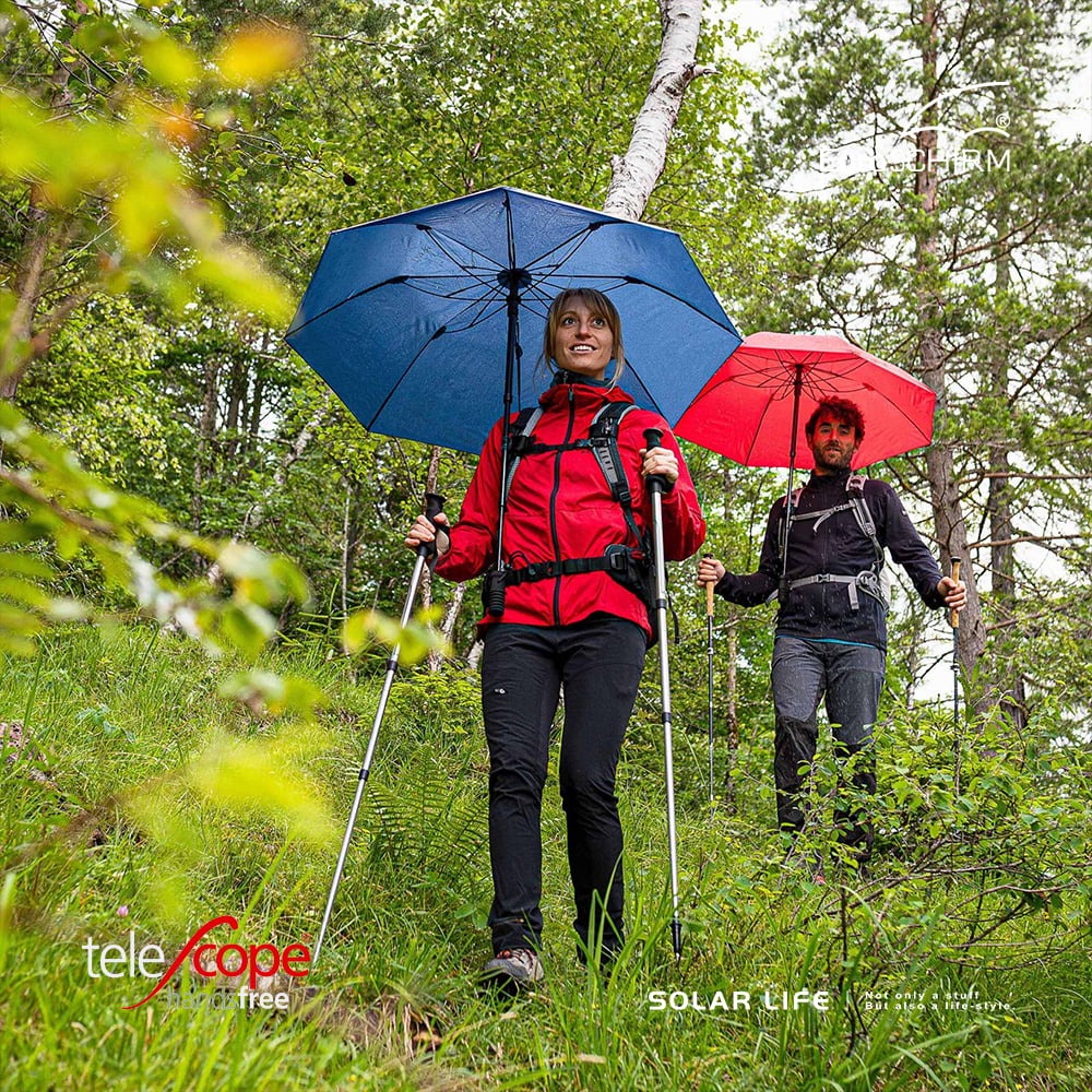德國EuroSCHIRM  免持健行傘 小.登山雨傘 戶外健行傘 抗強風雨傘 免持雨傘 背包雨傘-細節圖4