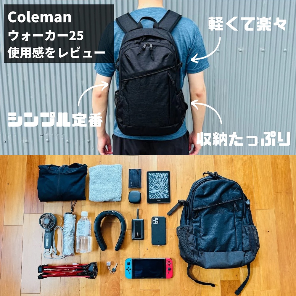 Coleman 健行者33L 25L / WALKER健行者背包系列.防潑水後背包 戶外旅行日系 男生背包 筆電電腦包-細節圖3