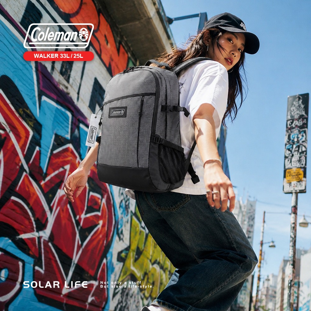 Coleman 健行者33L 25L / WALKER健行者背包系列.防潑水後背包 戶外旅行日系 男生背包 筆電電腦包-細節圖5