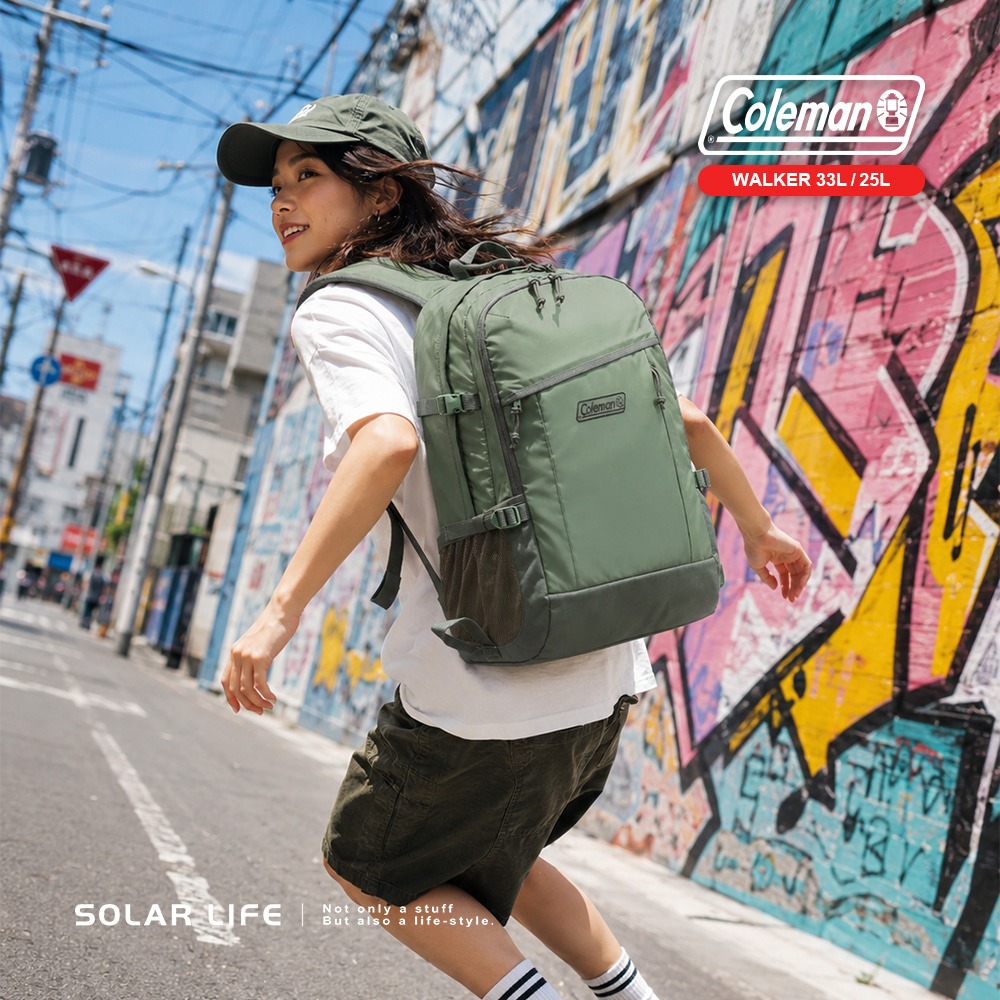 Coleman 健行者33L 25L / WALKER健行者背包系列.防潑水後背包 戶外旅行日系 男生背包 筆電電腦包-細節圖6