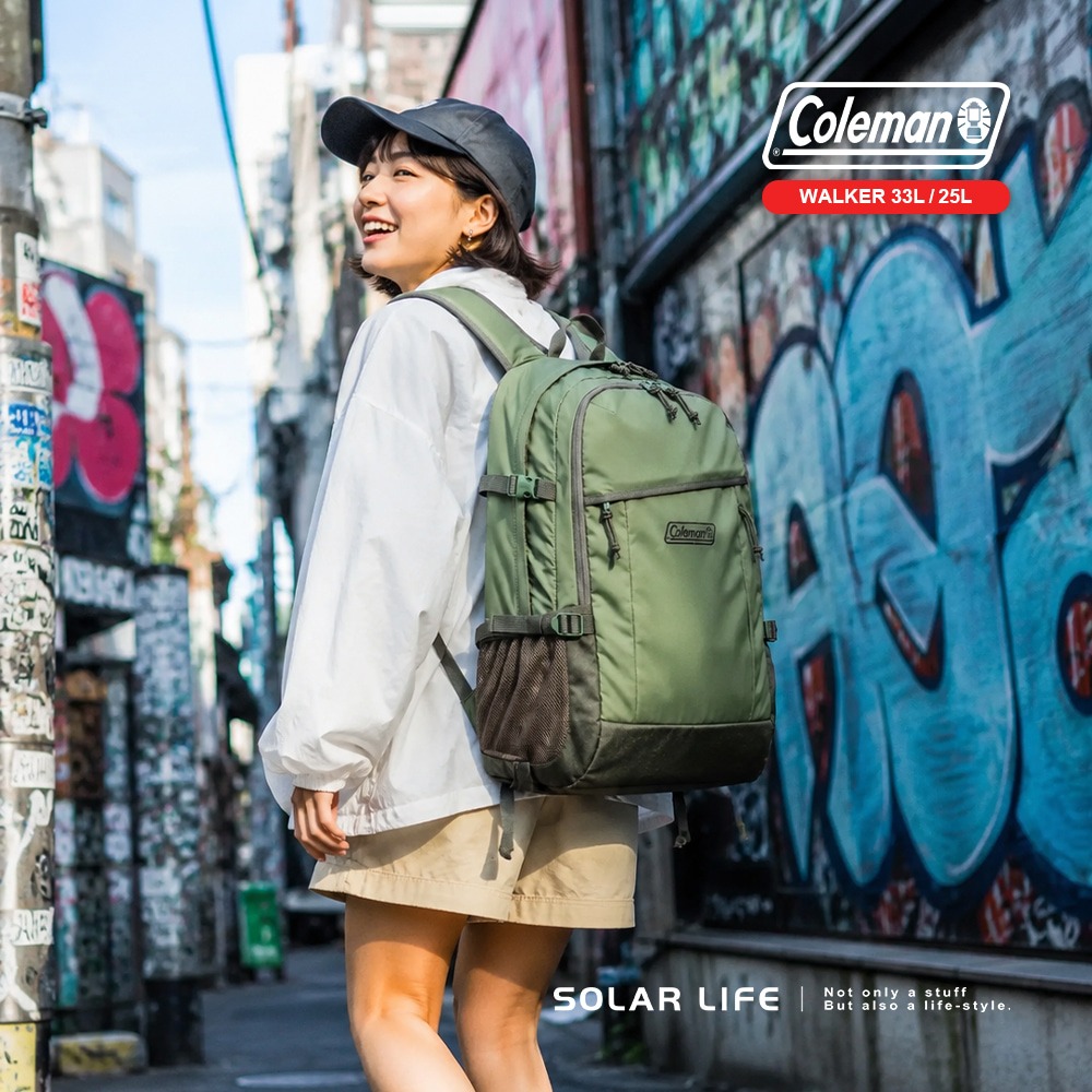 Coleman 健行者33L 25L / WALKER健行者背包系列.防潑水後背包 戶外旅行日系 男生背包 筆電電腦包-細節圖8