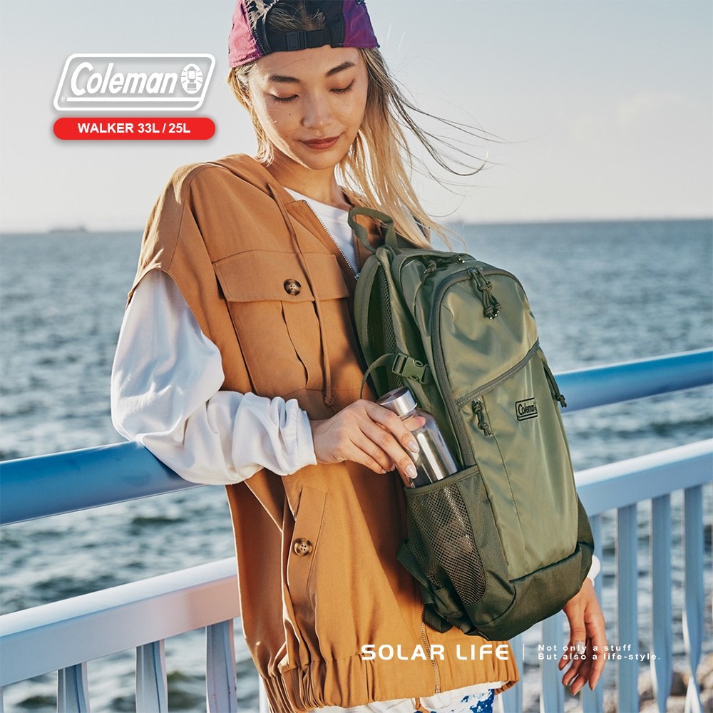 Coleman 健行者33L 25L / WALKER健行者背包系列.防潑水後背包 戶外旅行日系 男生背包 筆電電腦包-細節圖10