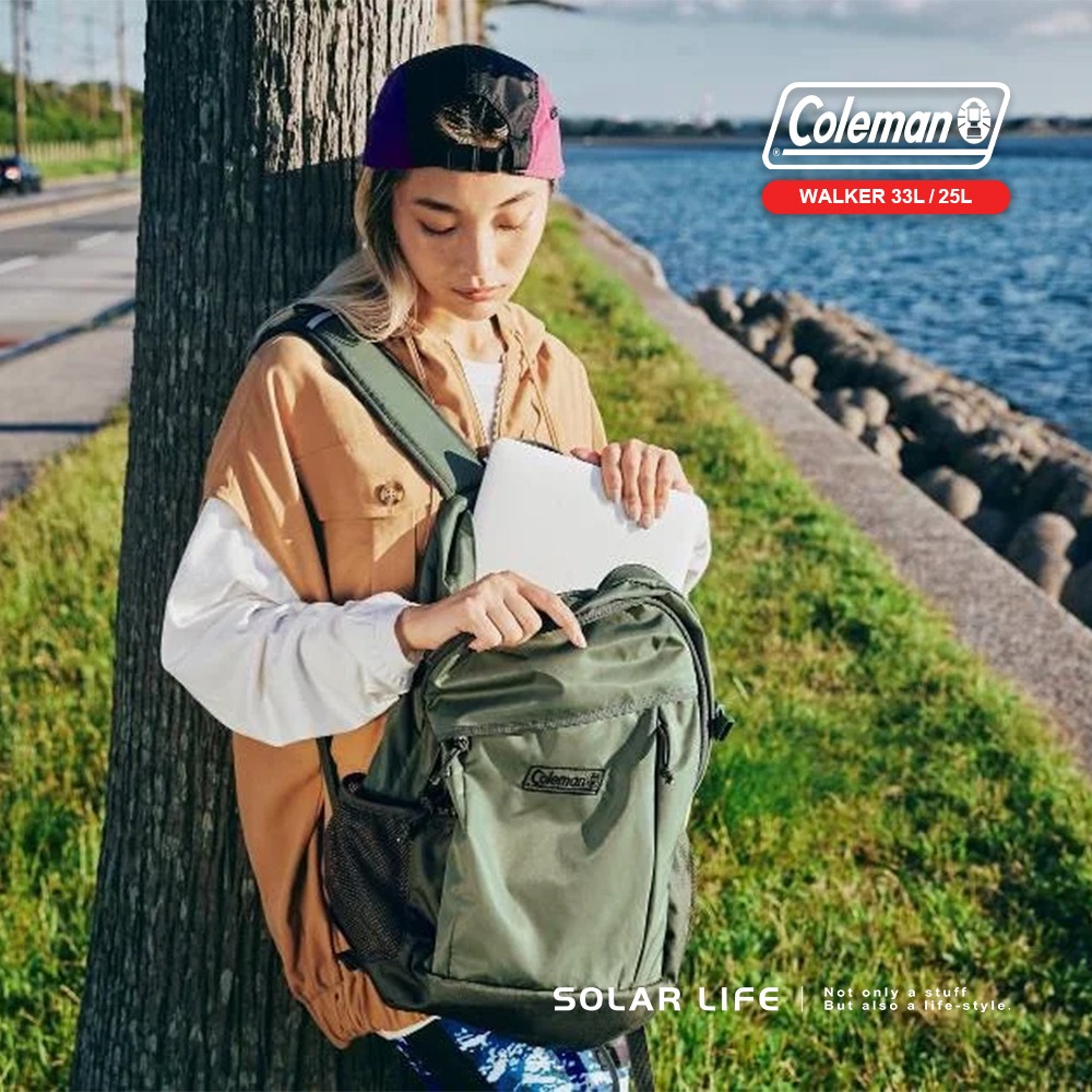 Coleman 健行者33L 25L / WALKER健行者背包系列.防潑水後背包 戶外旅行日系 男生背包 筆電電腦包-細節圖11
