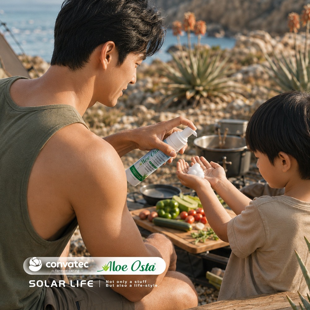 康威 Aloe Osta 蘆薈清潔泡沫.免沖洗清潔泡沫 乾洗澡泡沫 免水洗清潔 長照清潔用品 身體清潔泡沫-細節圖3