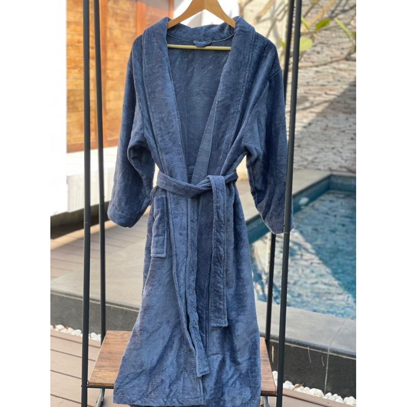 偉榮毛巾｜台灣製 純棉 剪絨浴袍 翻領浴袍 厚浴袍  純棉浴袍 吸水浴袍 保暖浴袍-細節圖6