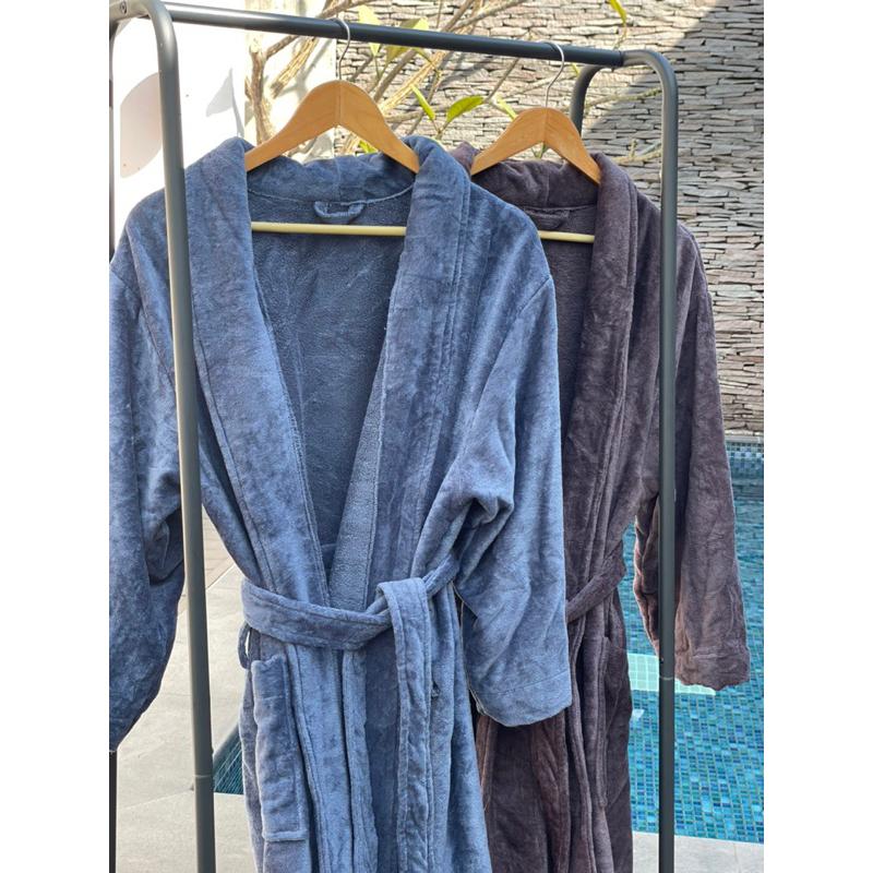 偉榮毛巾｜台灣製 純棉 剪絨浴袍 翻領浴袍 厚浴袍  純棉浴袍 吸水浴袍 保暖浴袍-細節圖7