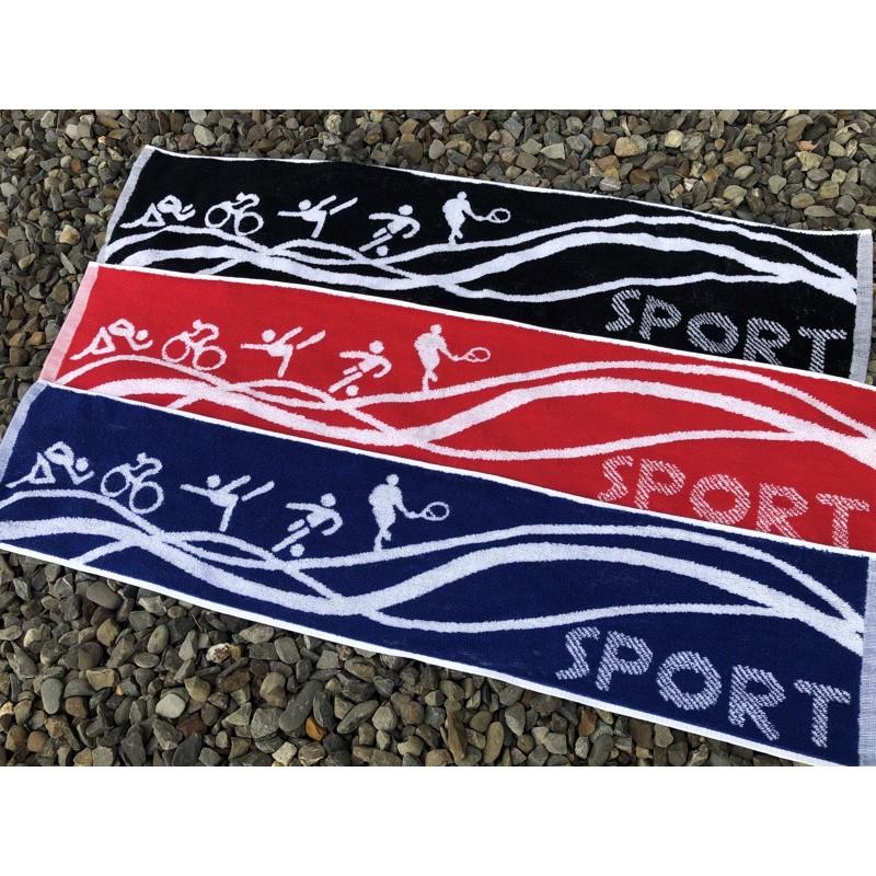偉榮毛巾｜100%純棉 ＂SPORT＂ 提花運動毛巾 運動毛巾 窄運動毛巾 吸水運動毛巾 純棉運動毛巾-細節圖2