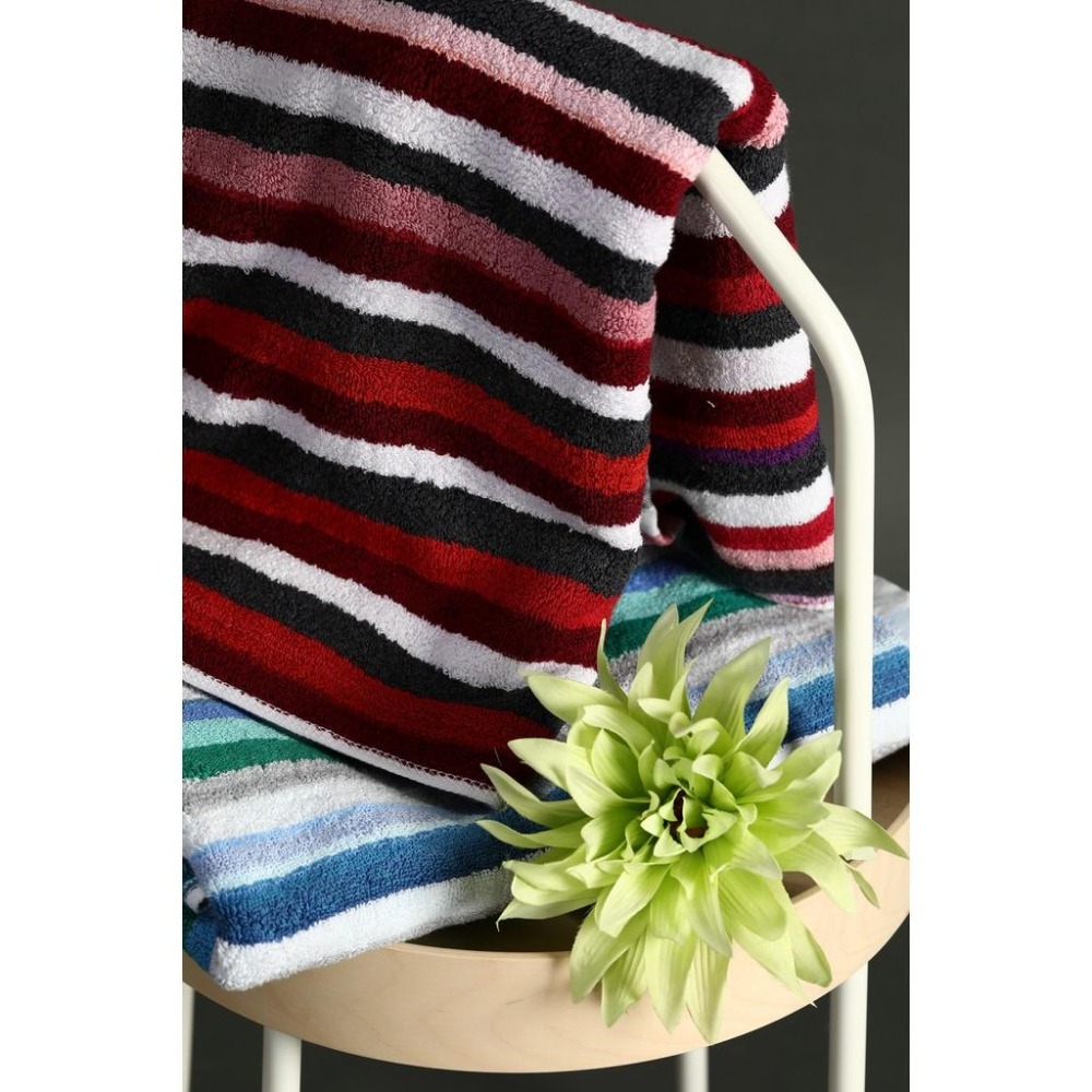 偉榮毛巾｜100%純棉彩色條紋雙股浴巾 細緻柔軟 純棉浴巾 飯店浴巾 吸水浴巾 大浴巾 台灣製浴巾-細節圖6