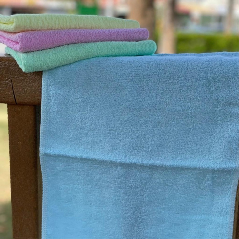 偉榮毛巾｜台灣製 超柔軟素面童巾 純棉毛巾 素面 兒童洗臉毛巾 一打12條裝 小孩毛巾 素面兒童毛巾 小條毛巾-細節圖2