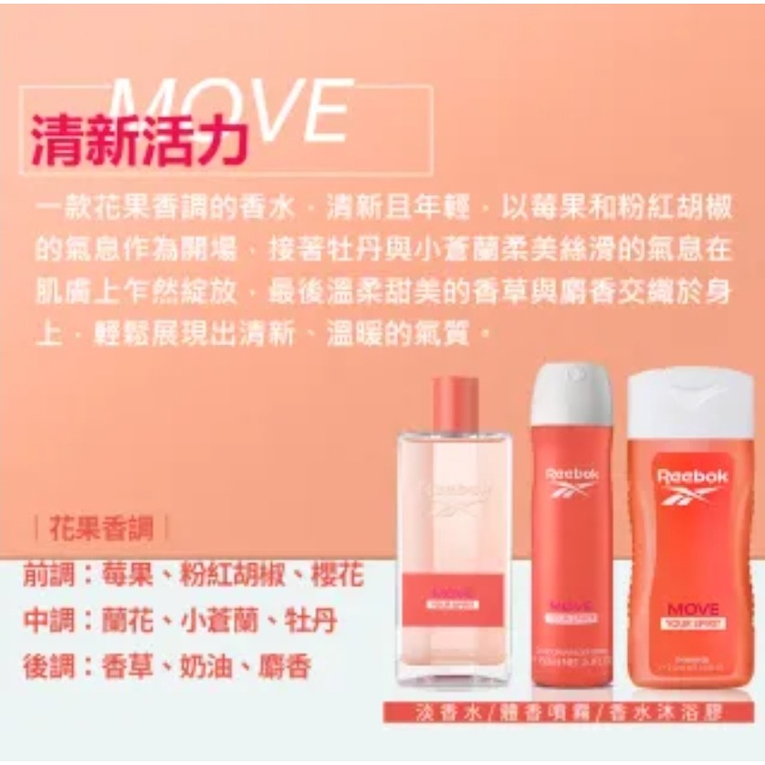 REEBOK 清新活力女性體香噴霧 150ml-細節圖2