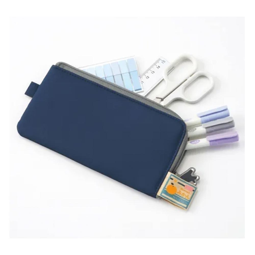 【有好事】景平貓多功能收納袋/文具袋/旅行證件包/多功能護照機票包-三色可選｜日貨選物-細節圖3