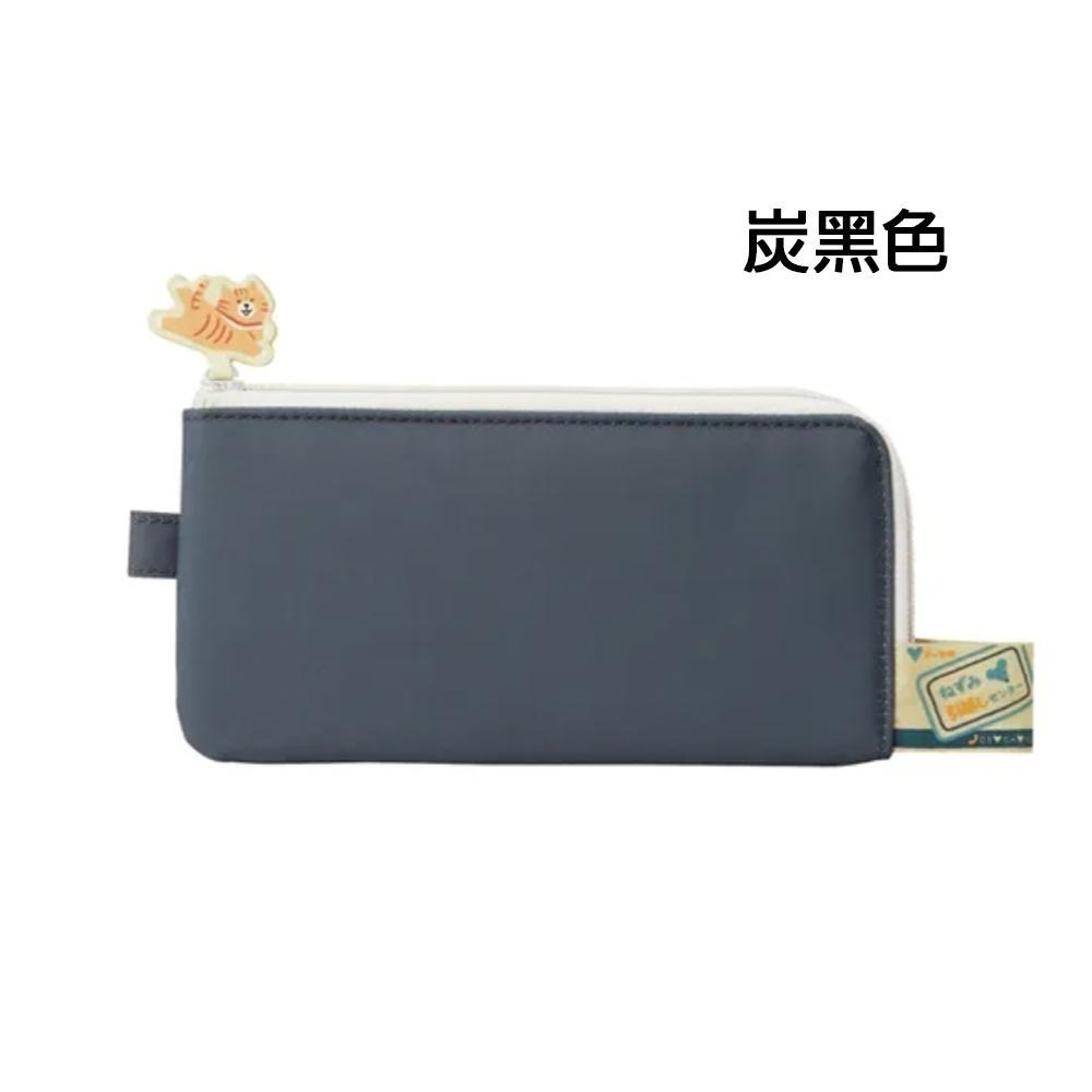 【有好事】景平貓多功能收納袋/文具袋/旅行證件包/多功能護照機票包-三色可選｜日貨選物-細節圖5