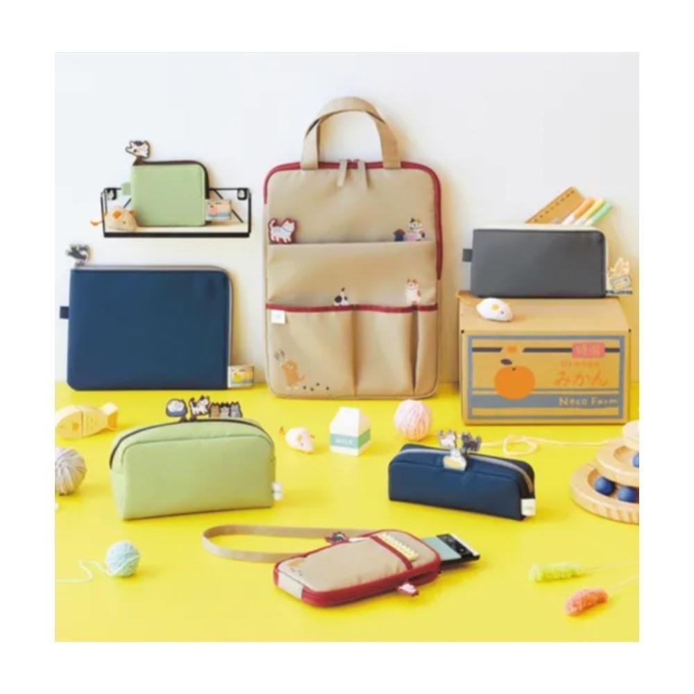 【有好事】景平貓多功能皮夾/  識別證 票卡夾 / 悠遊卡包 / 拉鍊零錢包 -兩色可選｜日貨選物-細節圖7