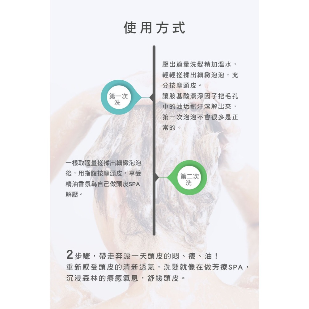 【有好事】愛比森 飄逸輕絲精油洗髮精300ml洗髮露 小麥蛋白 胺基酸 澎鬆輕盈 油性髮質適用｜官方授權-細節圖9