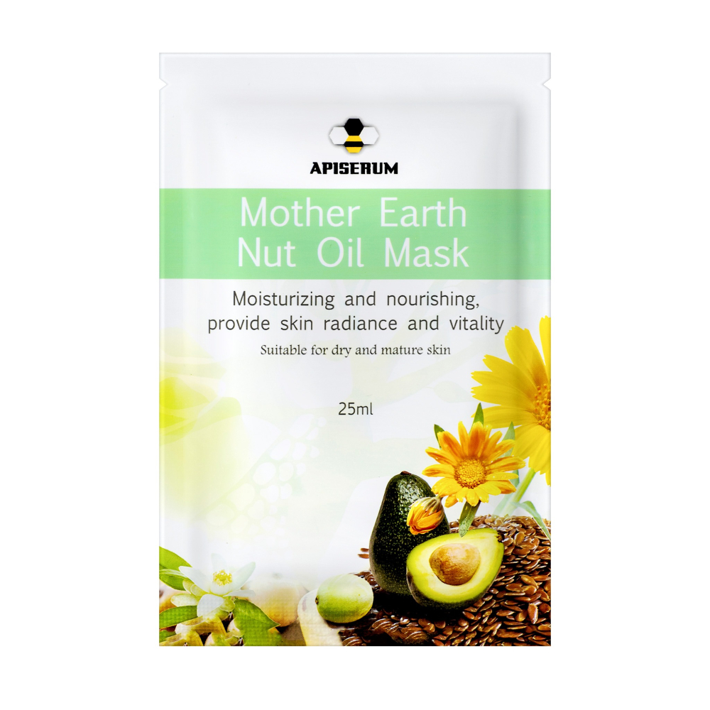 【愛比森】 愛比森 大地果仁面膜 6片/盒 深層滋養 乾性肌適用 ｜官方授權-細節圖2