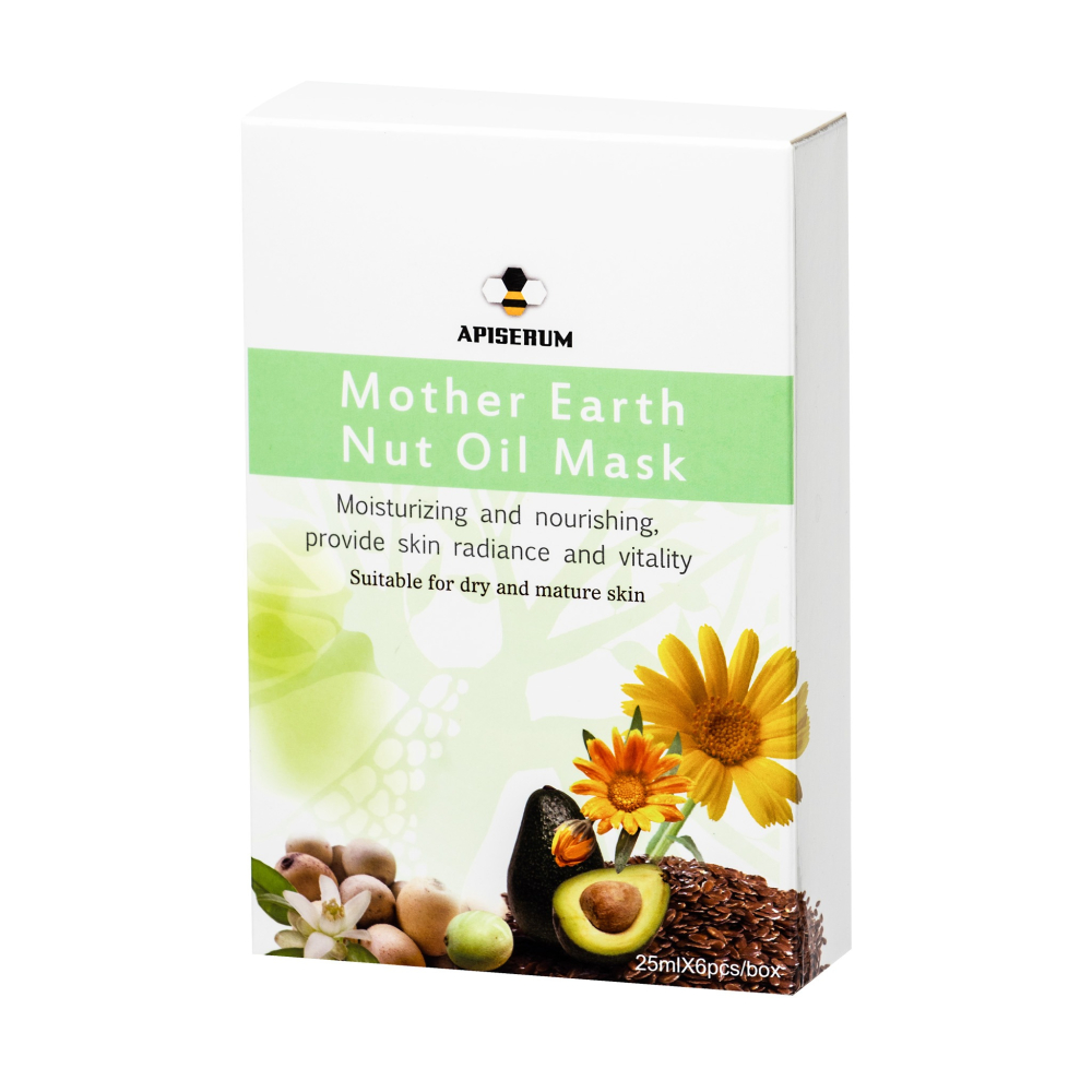 【愛比森】 愛比森 大地果仁面膜 6片/盒 深層滋養 乾性肌適用 ｜官方授權-細節圖3