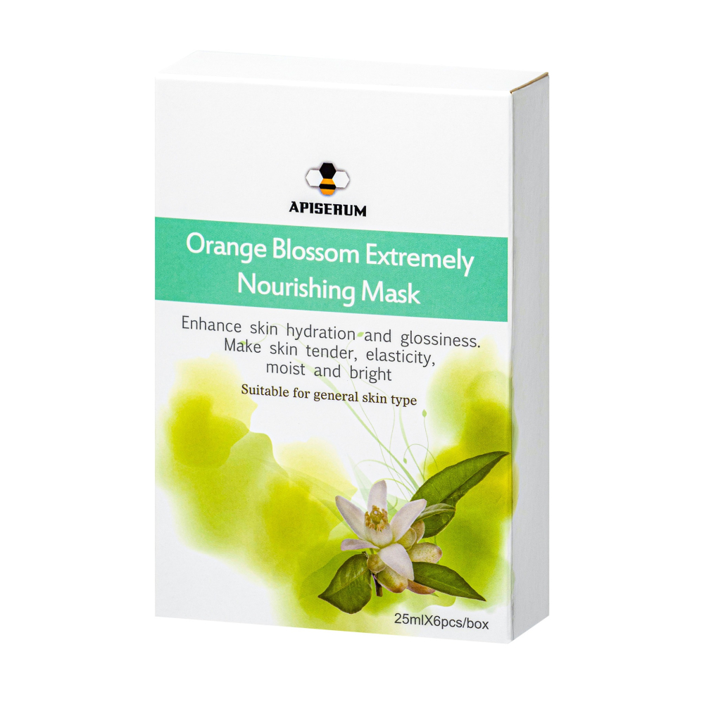【有好事】 愛比森 橙花極潤面膜 6片/盒 保濕水嫩 敏感肌適用 ｜官方授權-細節圖2