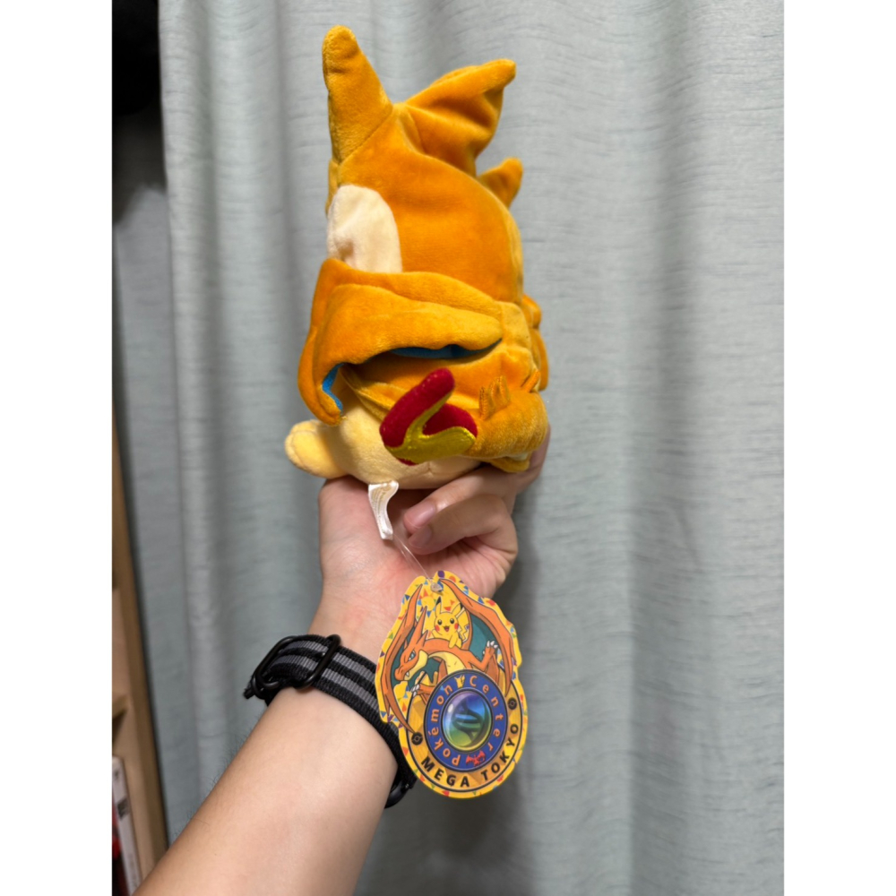 現貨 絕版 稀少 日本寶可夢中心 噴火龍Y皮卡丘娃娃 mega噴火龍皮卡丘娃娃 噴火龍娃娃 變裝皮卡丘娃娃 正版-細節圖2