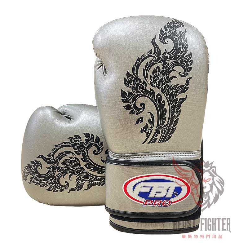 【畢斯特】FBT PRO 龍吟 拳擊手套 銀色 泰拳 踢拳 拳套 12oz 現貨 新手適用-細節圖3