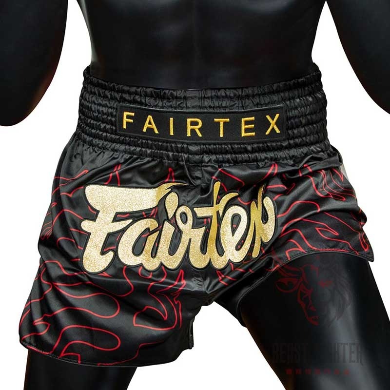 【畢斯特】Fairtex 2023 新款 熔岩 Lava L 現貨 泰拳褲 運動短褲 拳擊 踢拳 泰拳-細節圖3