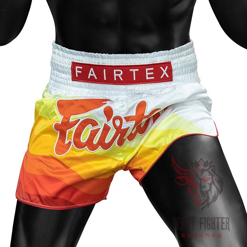 【畢斯特】Fairtex 2024 最新款 旭日 S / M 現貨 泰拳褲 運動短褲 拳擊 踢拳 泰拳-細節圖3