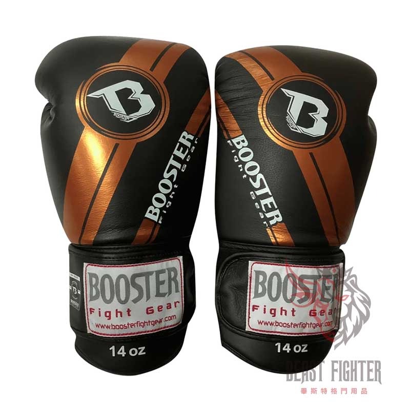 【畢斯特】Booster 經典古銅 14oz 現貨 真皮 拳擊手套 拳套 泰拳 踢拳 有氧拳擊-細節圖2