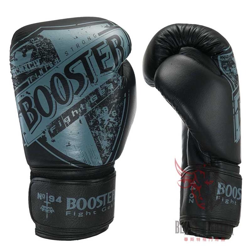 【畢斯特】Booster 黃金盾 14oz 現貨 海軍藍 真皮 拳擊手套 拳套 泰拳 踢拳 有氧拳擊-細節圖2