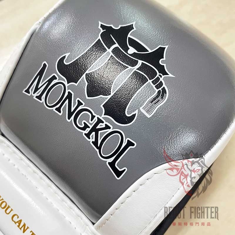 【畢斯特】MONGKOL 蒙坤 MMA Pro 真皮 灰色 現貨 露指拳套 專業對練 散打 搏擊 訓練 格鬥手套-細節圖7