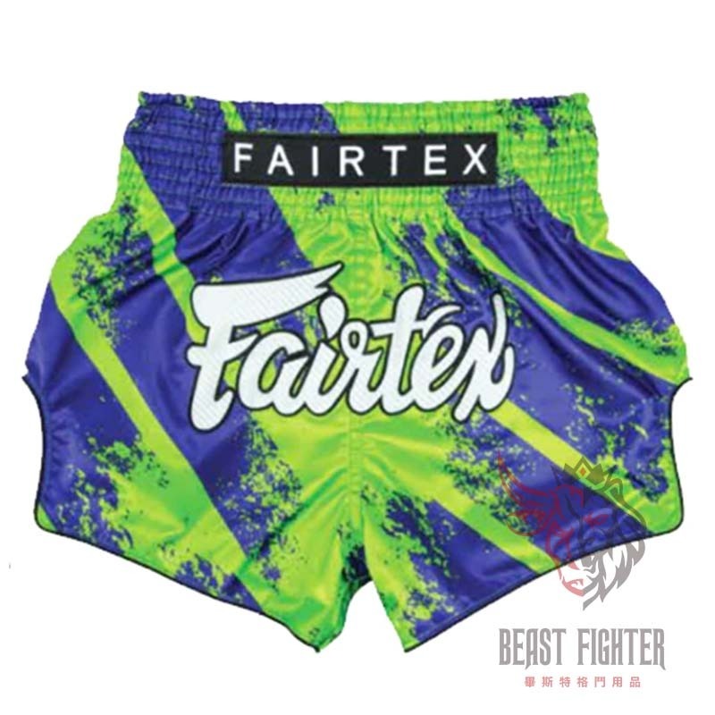 【畢斯特】Fairtex 2024 新款 街頭之王 M / L / XL現貨 藍紫款 泰拳褲 運動短褲 拳擊 踢拳 泰拳-細節圖4