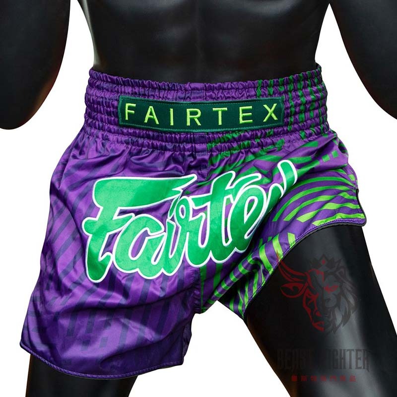 【畢斯特】Fairtex 2024 新款 疾速 RACER 現貨 紫色 泰拳褲 運動短褲 拳擊 踢拳 泰拳-細節圖3