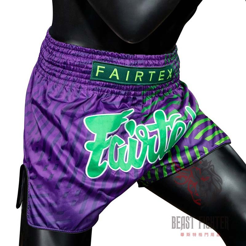 【畢斯特】Fairtex 2024 新款 疾速 RACER 現貨 紫色 泰拳褲 運動短褲 拳擊 踢拳 泰拳-細節圖4