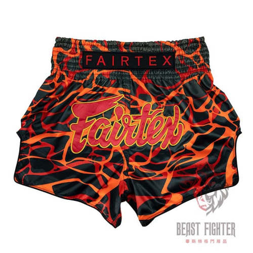 【畢斯特】Fairtex 新款 岩漿 Magma XL 現貨 紅色 泰拳褲 運動短褲 拳擊 踢拳 泰拳