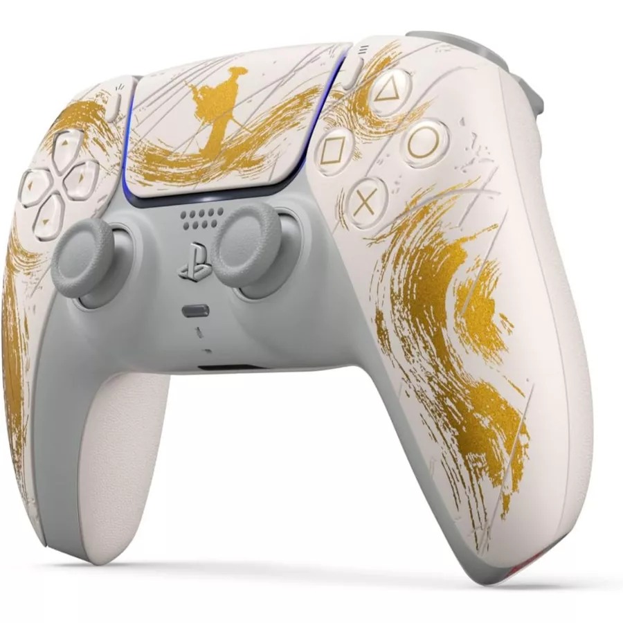 【飛鴻數位】PS5專用 限定羊蹄山戰鬼 羊蹄戰鬼 控制器 手把 金色 黑色-規格圖3