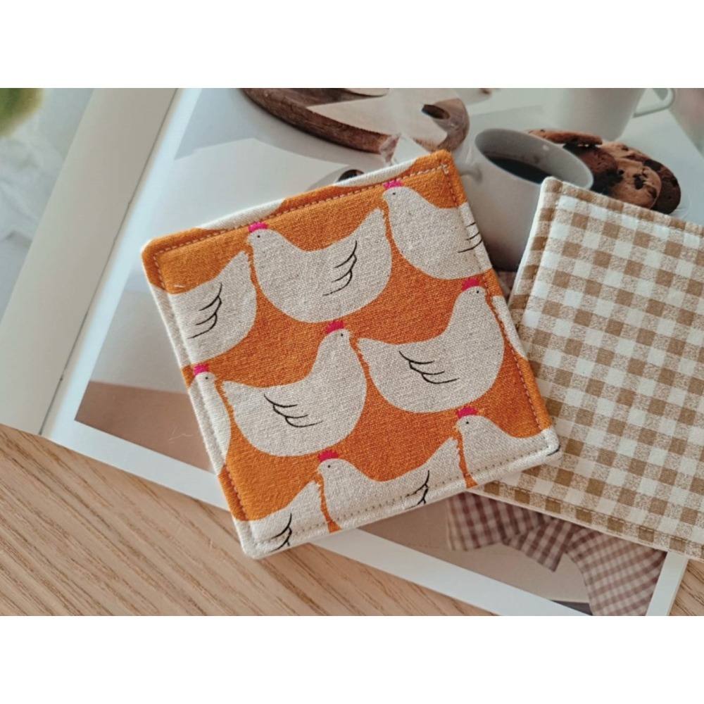 布。手作 杯墊 日式 手工 棉麻 純棉 和風 日系 錦源興 無印 北歐 afternoon tea 日雜 耶誕 交換禮物-規格圖7