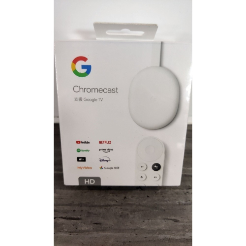 [可用折價券] Google Chromecast 支援 Google TV HD 現貨 全新